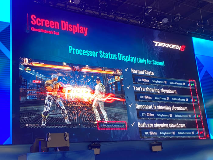 Processor display tekken 8